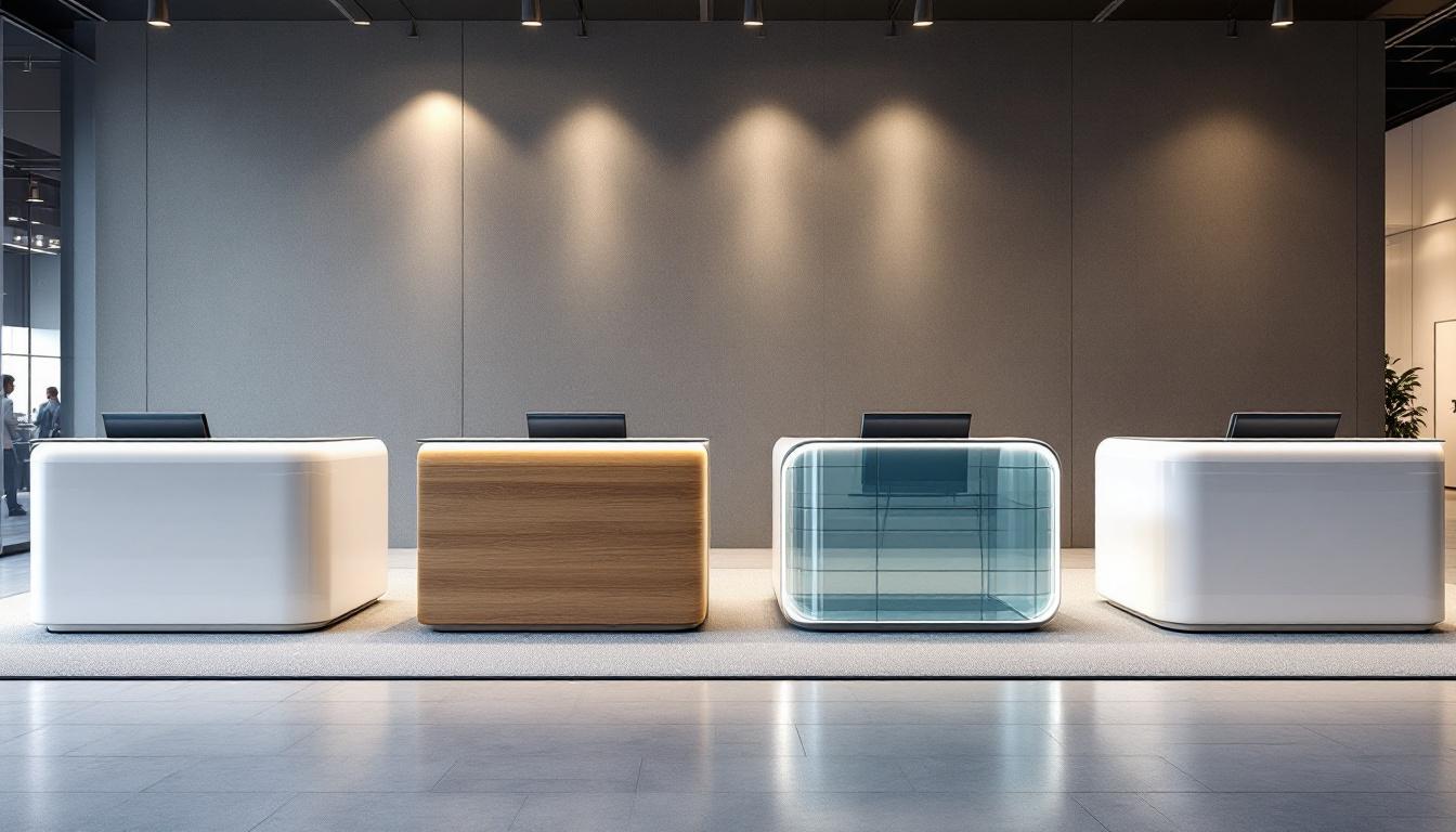 Les différents types de banques d’accueil pour stand et leurs avantages spécifiques