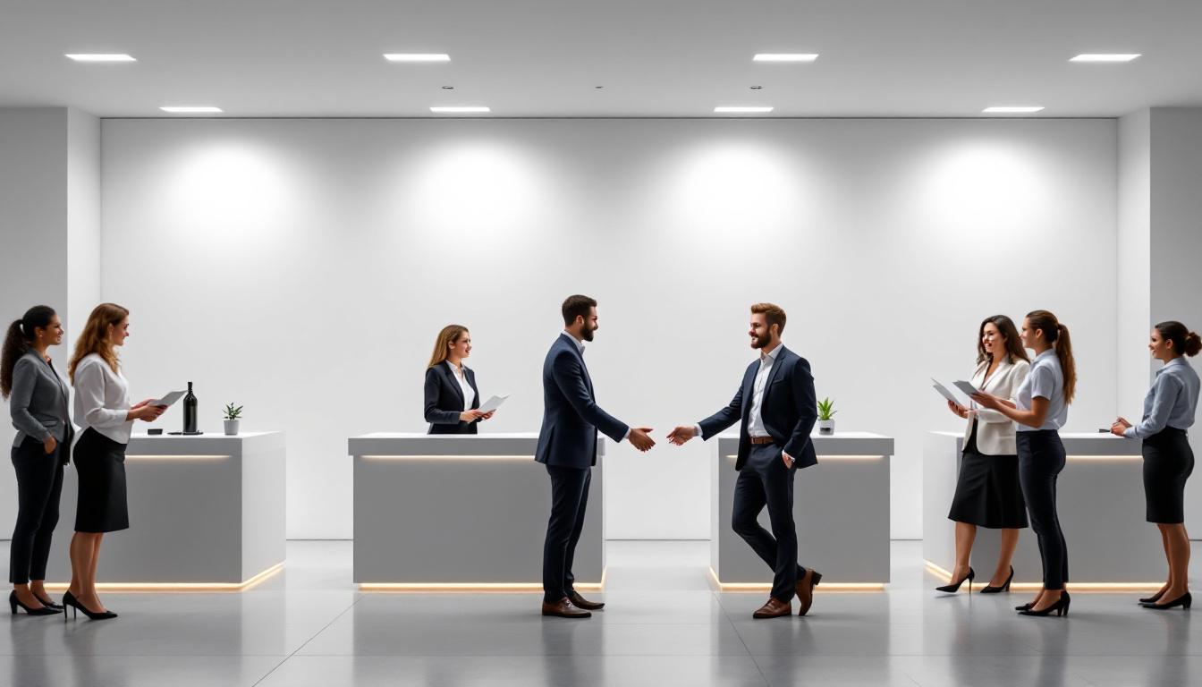 Les banques d’accueil pour un salon professionnel : clés pour un premier contact réussi