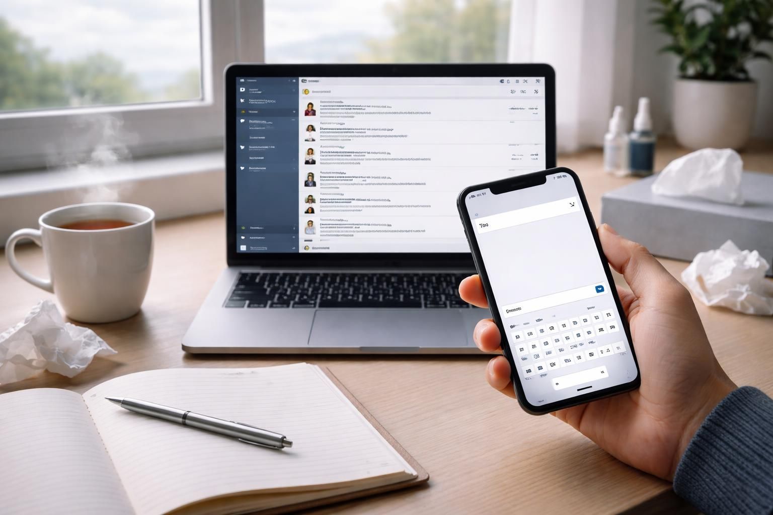 Comment rédiger un exemple de SMS pour une absence liée à la maladie efficacement