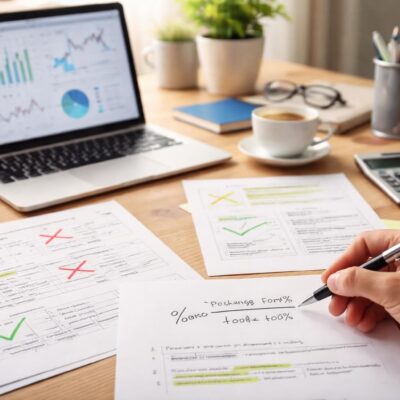 Calcul d’un taux : erreurs courantes et bonnes pratiques