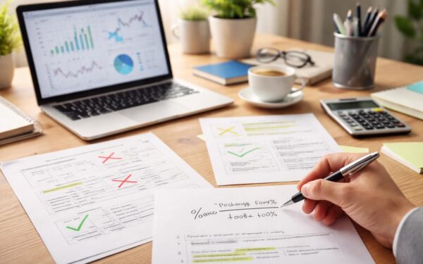 Calcul d’un taux : erreurs courantes et bonnes pratiques