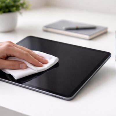 Nettoyer tablette : éviter l’eau et les erreurs courantes