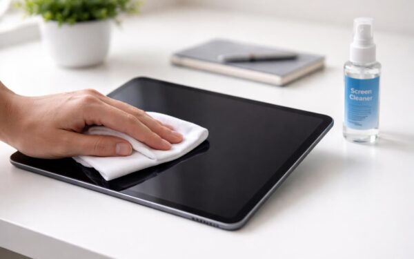 Nettoyer tablette : éviter l’eau et les erreurs courantes