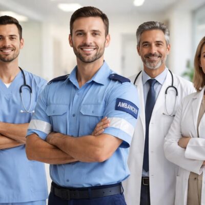 Salaire d&rsquo;un auxiliaire ambulancier : comparatif avec d&rsquo;autres métiers santé