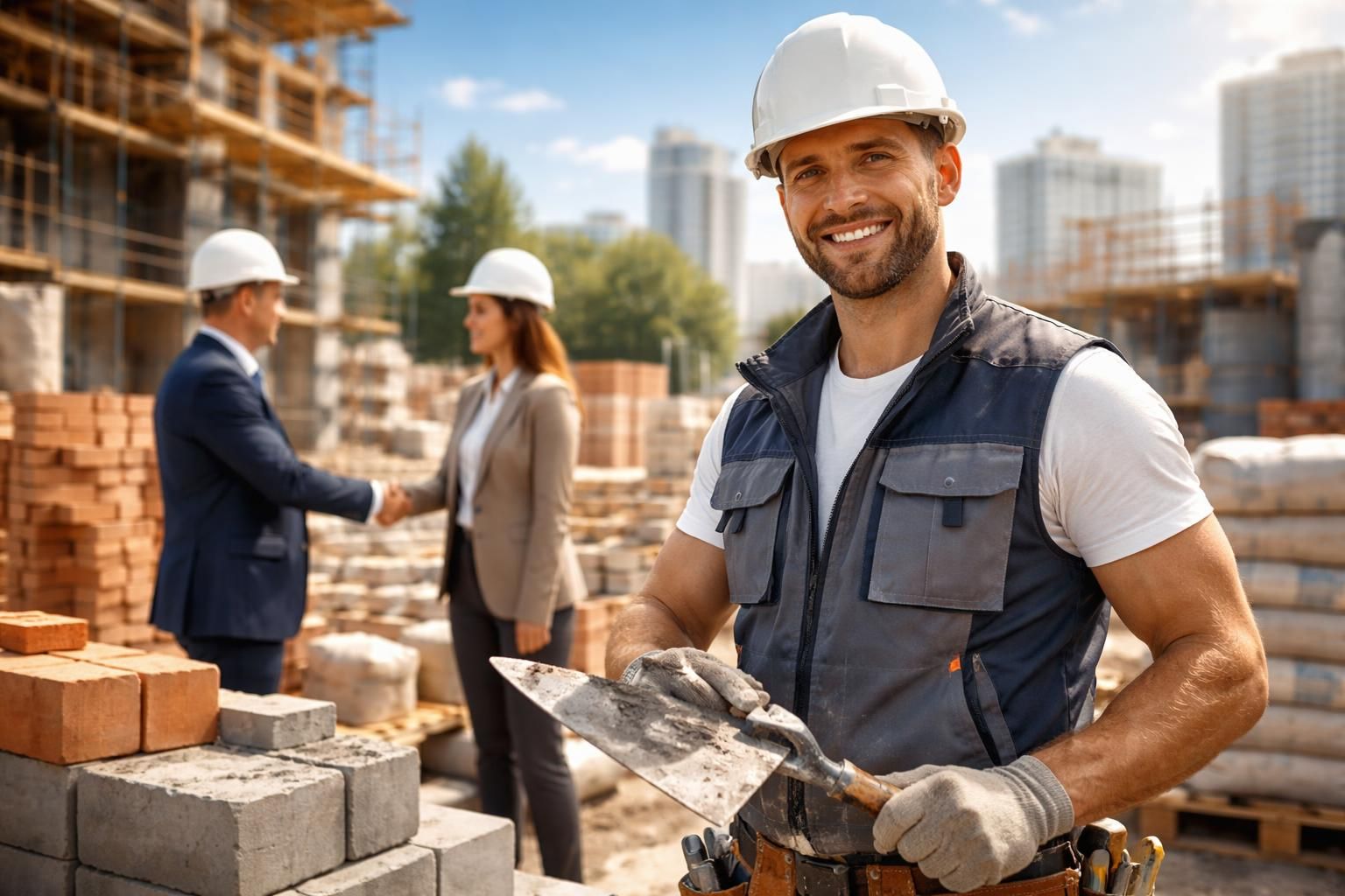 Auto entrepreneur : un maçon qui réussit grâce à des partenariats solides