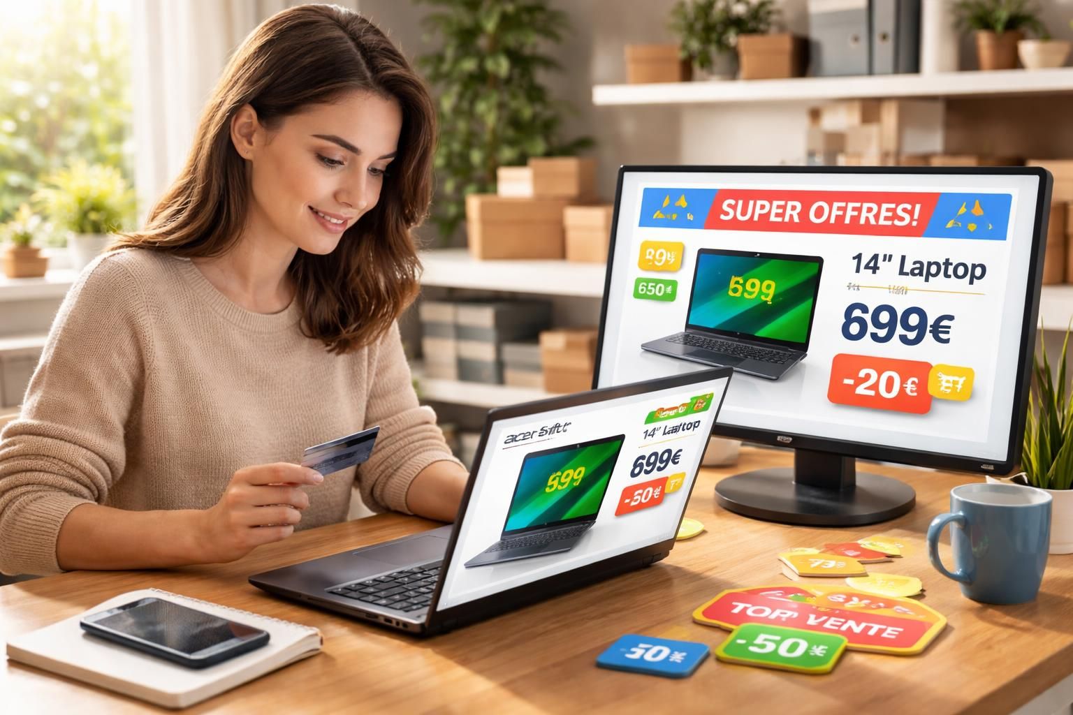 Comment bénéficier des meilleures offres en commandant en ligne un PC portable Acer 14 pouces ?