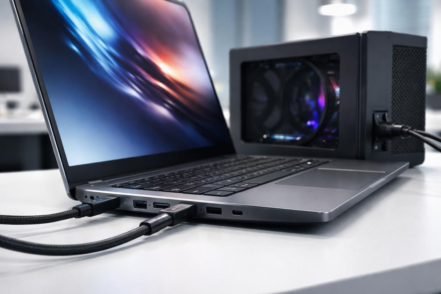 Asus : vérifier Thunderbolt ou USB-C avant d’acheter un eGPU