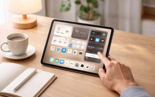 Configurer un iPad pour simplicité : écran, son, notifications et widgets