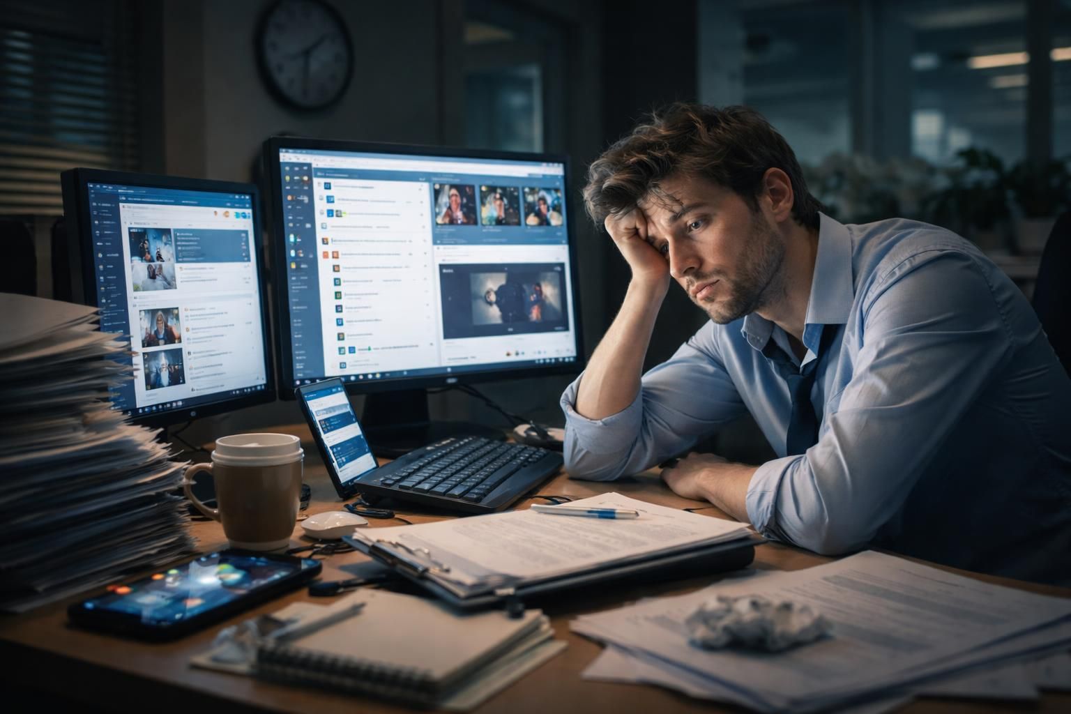 Cyberdépendance : impacts spécifiques sur la productivité au travail