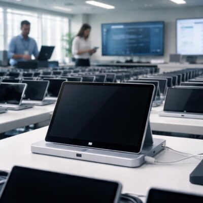 Gestion flotte : garder une tablette Tactile Microsoft stable sur 100 appareils