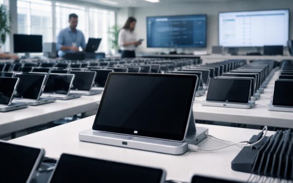 Gestion flotte : garder une tablette Tactile Microsoft stable sur 100 appareils