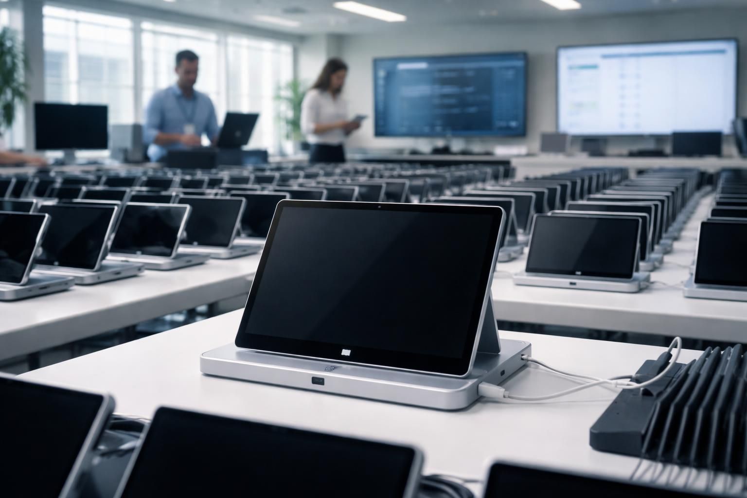Gestion flotte : garder une tablette Tactile Microsoft stable sur 100 appareils