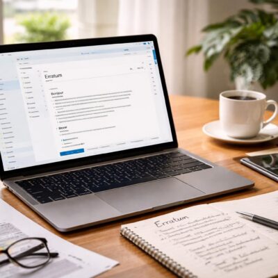 Guide détaillé pour rédiger un erratum par mail efficacement