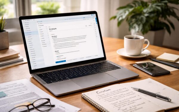 Guide détaillé pour rédiger un erratum par mail efficacement