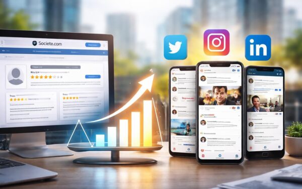 Les avis sur societe.com face à la montée des réseaux sociaux : comparaison et impact