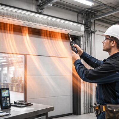 Les meilleures pratiques pour le dimensionnement d&rsquo;un rideau d&rsquo;air chaud