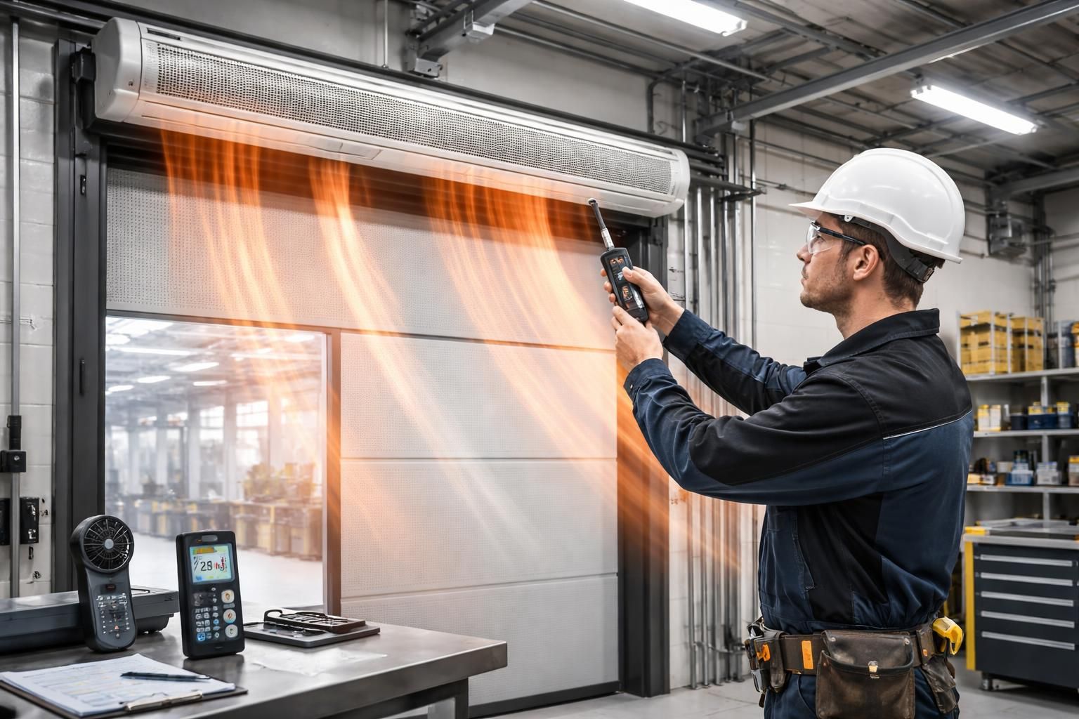 Les meilleures pratiques pour le dimensionnement d&rsquo;un rideau d&rsquo;air chaud