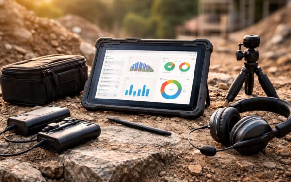 Tablette Samsung “terrain” : audits et photos avec accessoires vraiment utiles