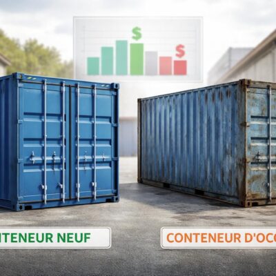 Comparatif des coûts : conteneurs ou containers neufs vs d&rsquo;occasion