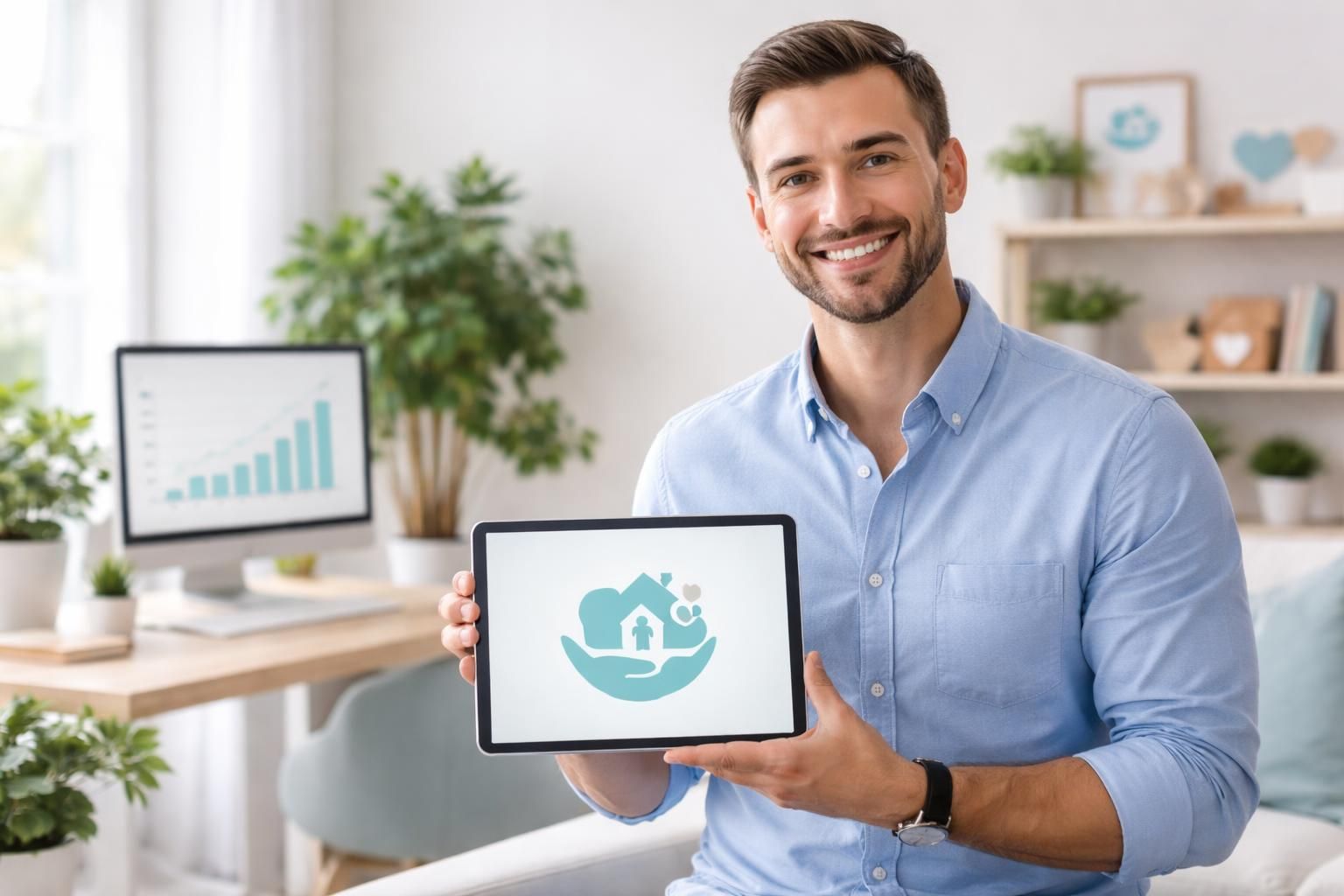 Étude de cas : succès grâce à un logo de service à la personne bien conçu
